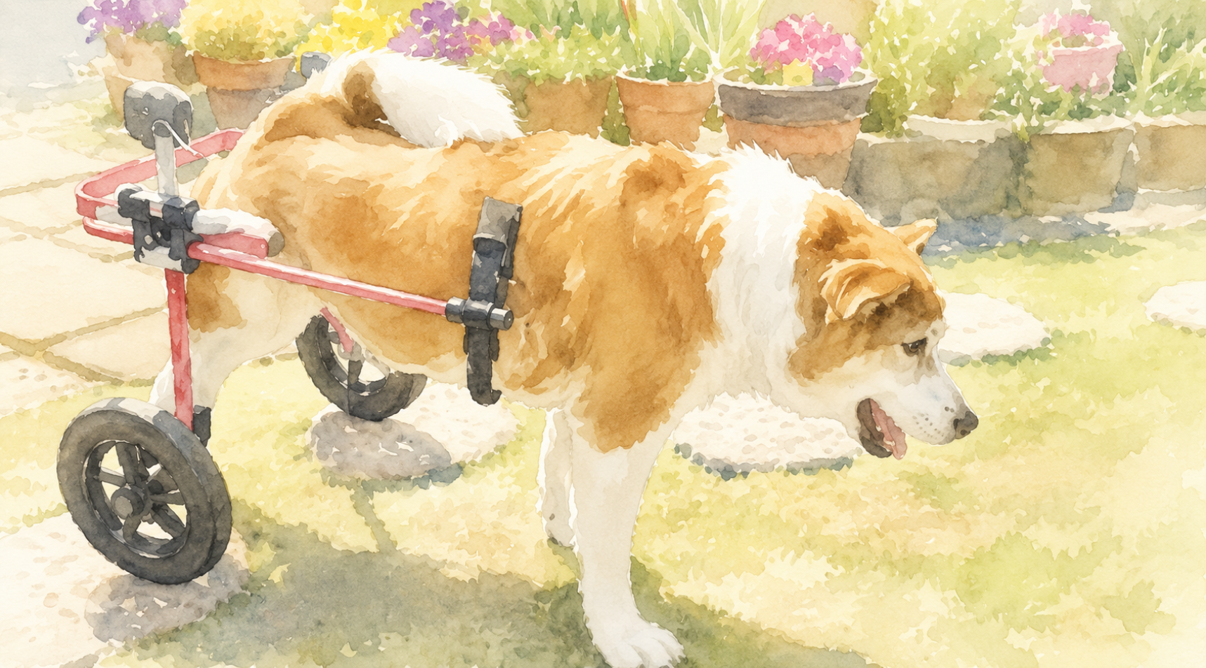 ミックス犬の車椅子ガイド