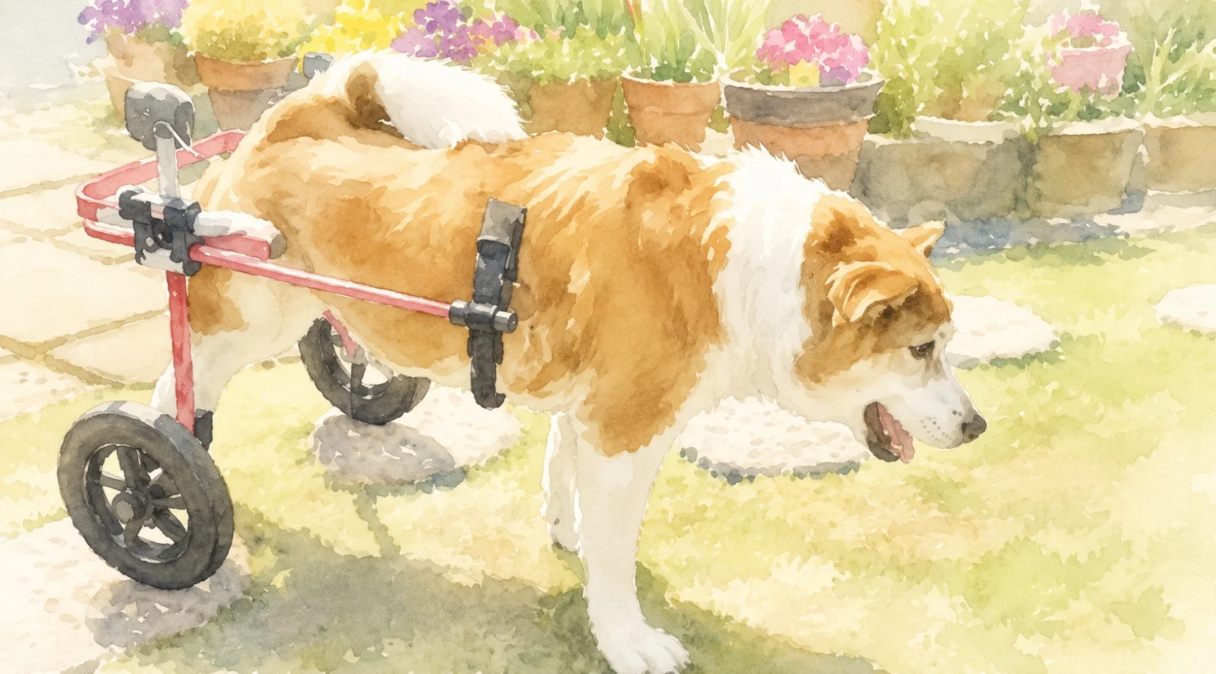 ミックス犬の犬用車椅子ガイド